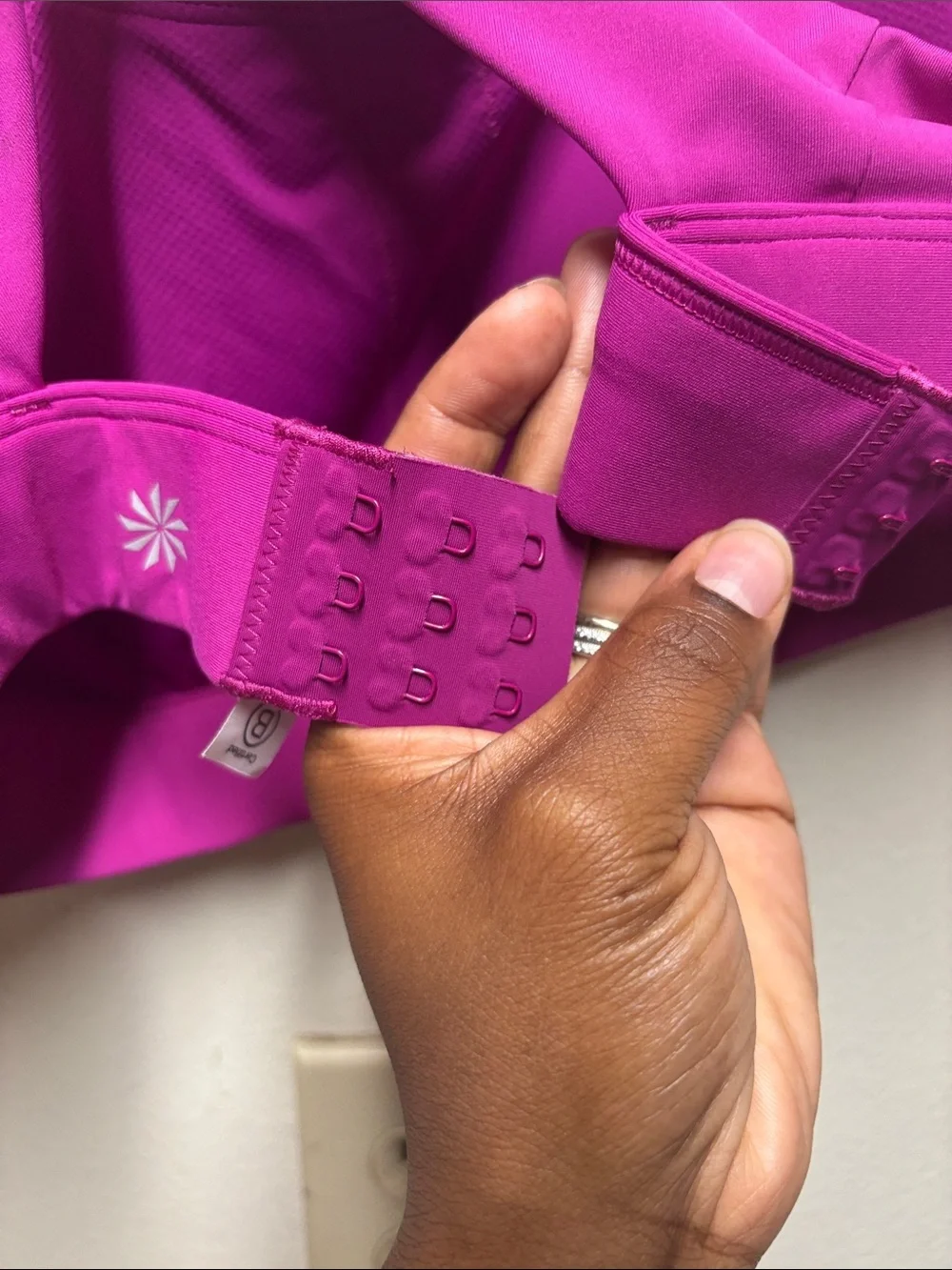 Athleta Women’s Interval Sports Bra  Fuchsia Magenta Size 1X